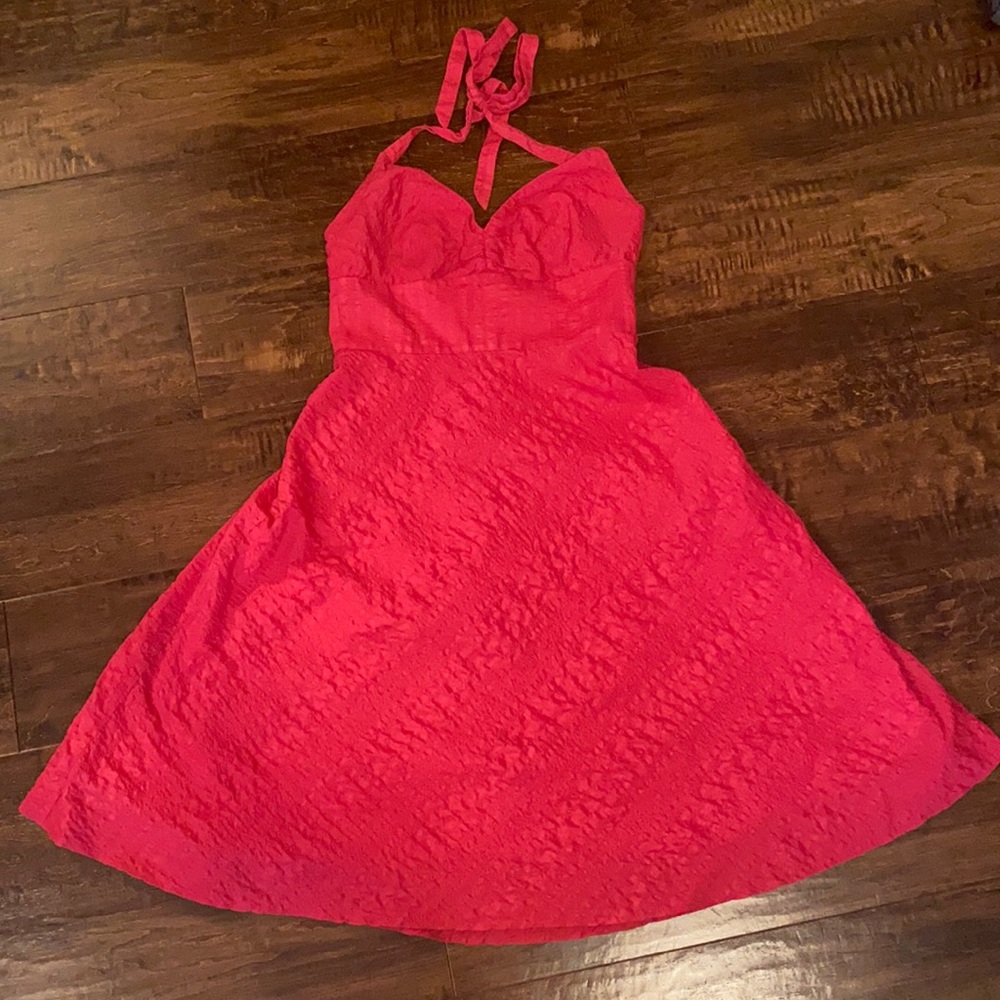 J.Crew Pink Halter Dress